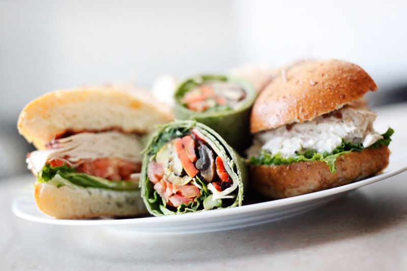 wraps and sandwiches